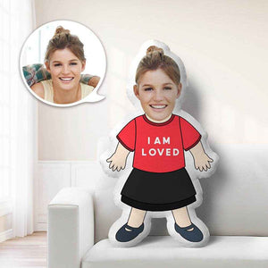 Minime Pillow – Custom Face and Clothes Personalized Doll Cushion - Customise Now