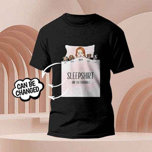 Custom Dog Printed T-Shirt – Furbabies Sleepshirt for Pet Lovers - Customise Now