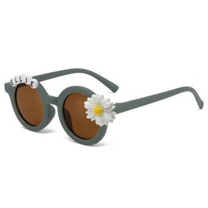Personalized Daisy Sunglasses for Kids – Custom Name Baby & Toddler Shades - Customise Now