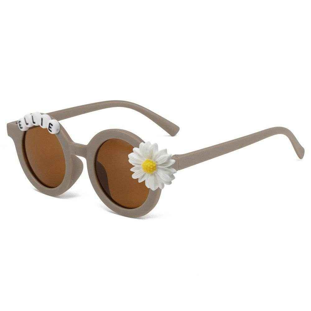 Personalized Daisy Sunglasses for Kids – Custom Name Baby & Toddler Shades - Customise Now