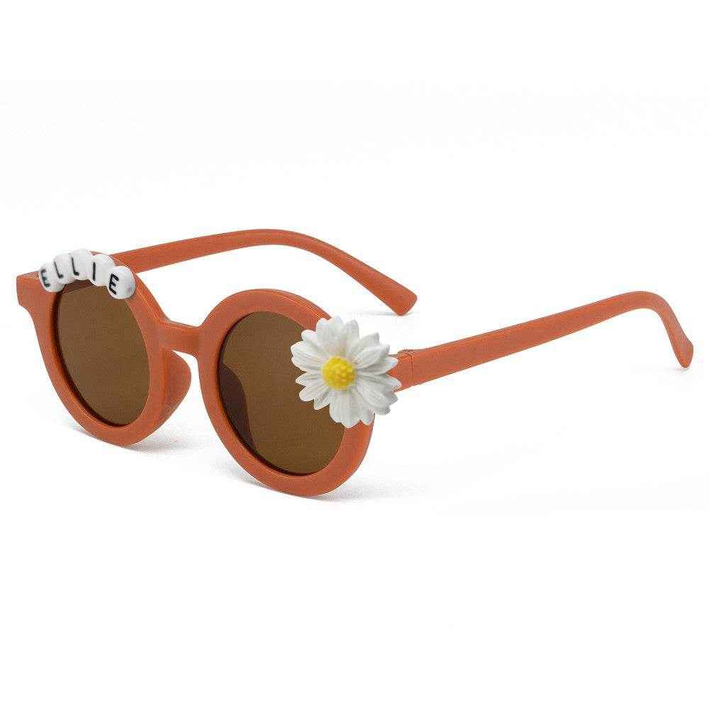 Personalized Daisy Sunglasses for Kids – Custom Name Baby & Toddler Shades - Customise Now