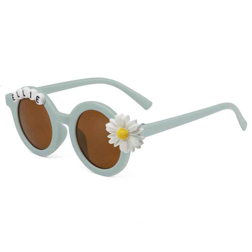 Personalized Daisy Sunglasses for Kids – Custom Name Baby & Toddler Shades - Customise Now