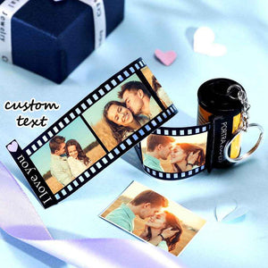 Retro Film Roll Keychain – Custom Picture Keychain for Special Memories - Customise Now