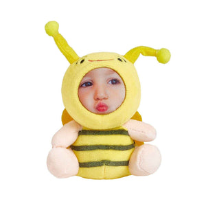 Custom Face on Plush Animal Keychain – Unique 3D Personalized Gift - Customise Now