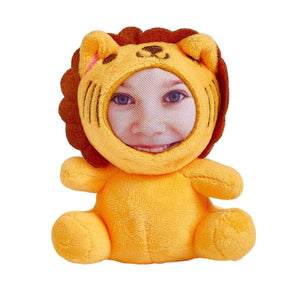 Custom Face on Plush Animal Keychain – Unique 3D Personalized Gift - Customise Now