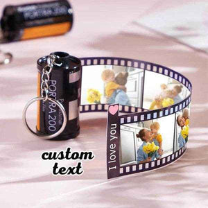 Retro Film Roll Keychain – Custom Picture Keychain for Special Memories - Customise Now