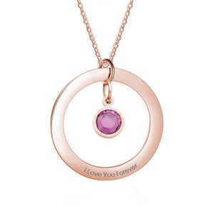 Personalized Birthstone Necklace – Custom Jewelry with 1–4 Stones - Customise Now