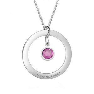 Personalized Birthstone Necklace – Custom Jewelry with 1–4 Stones - Customise Now