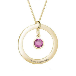 Personalized Birthstone Necklace – Custom Jewelry with 1–4 Stones - Customise Now