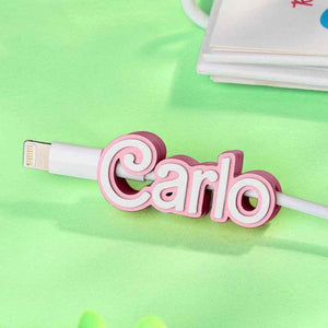 Personalized 3D Printed Name Cable Holder – Custom Mobile Phone Accessory - Customise Now