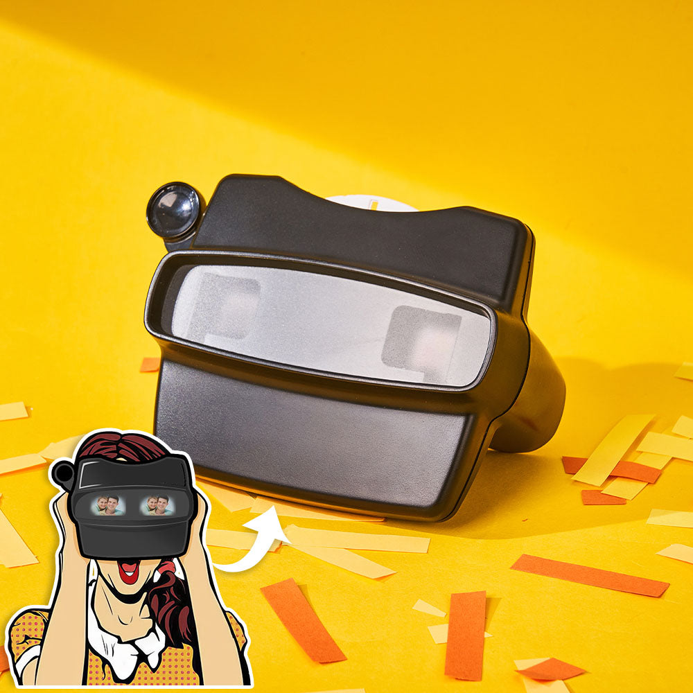 Custom 3D Viewfinder & Photo Reel – Personalized Retro Photo Gift