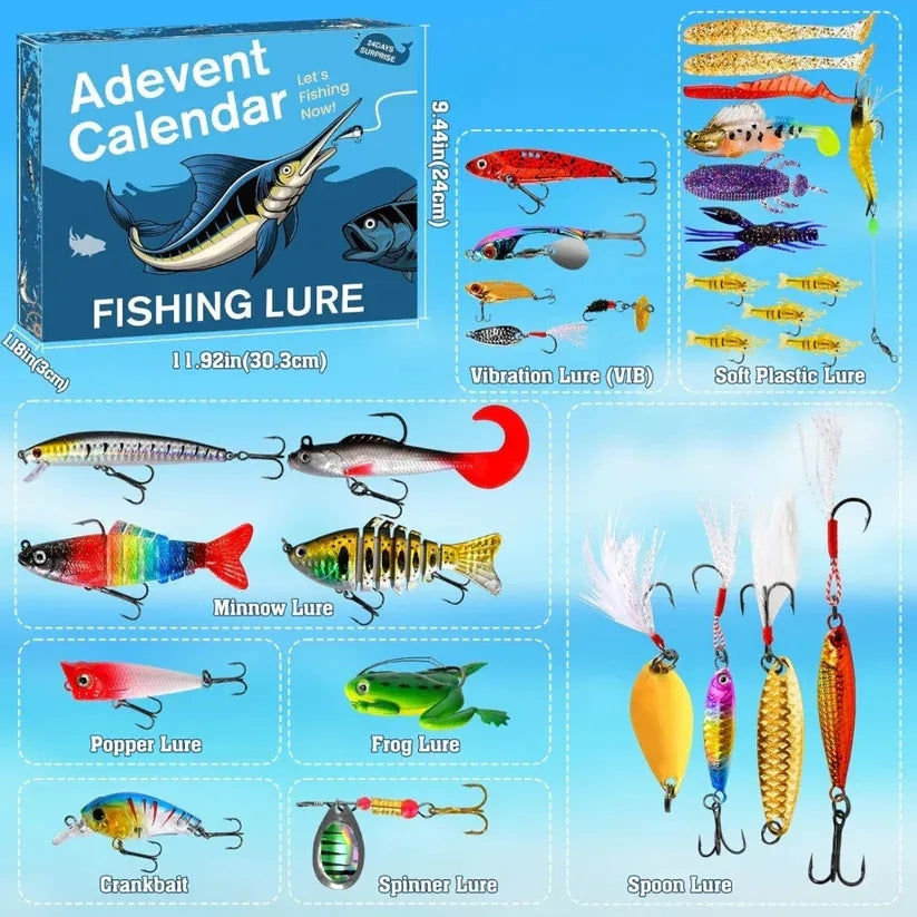 Fishing Lure Advent Calendar – “Let’s Go Fishing!” Edition