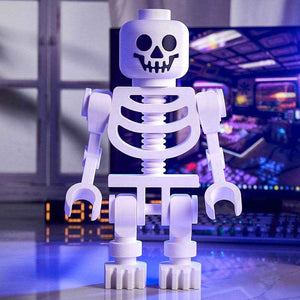 Enchanting 3D Printed Skeleton – Large White Collectible Figure - Customise Now