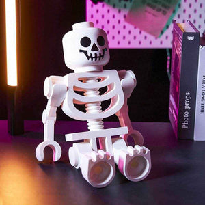 Enchanting 3D Printed Skeleton – Large White Collectible Figure - Customise Now