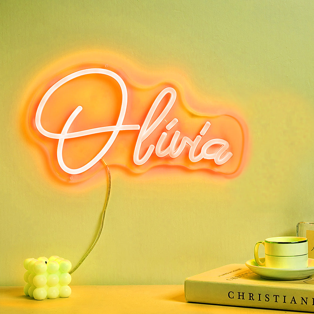 Custom Neon Lamp – Personalized Name Neon Sign for Home Décor