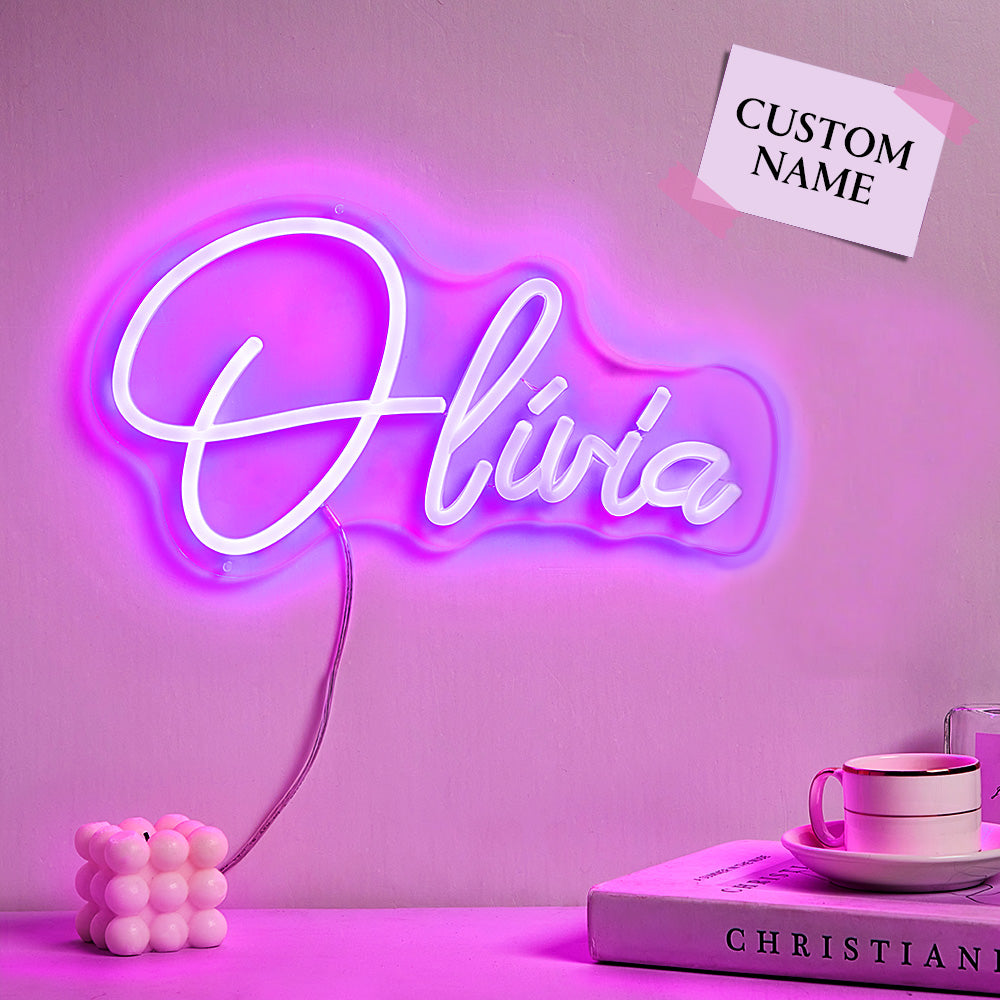 Custom Neon Lamp – Personalized Name Neon Sign for Home Décor