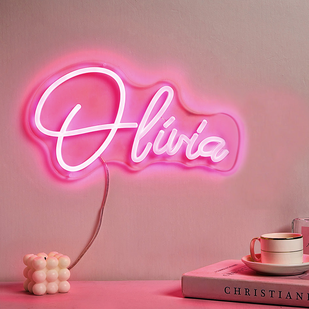 Custom Neon Lamp – Personalized Name Neon Sign for Home Décor