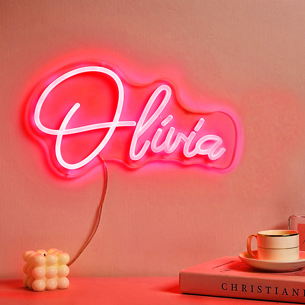 Custom Neon Lamp – Personalized Name Neon Sign for Home Décor