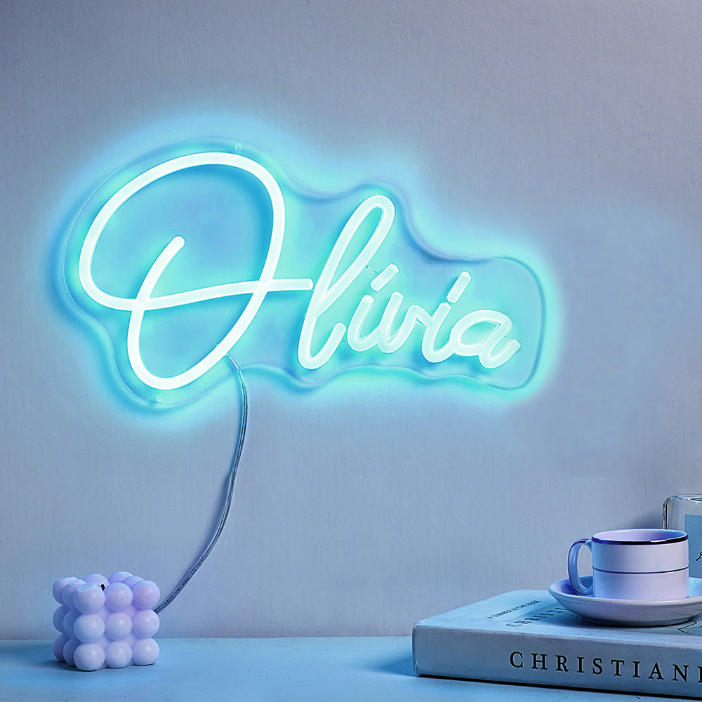 Custom Neon Lamp – Personalized Name Neon Sign for Home Décor
