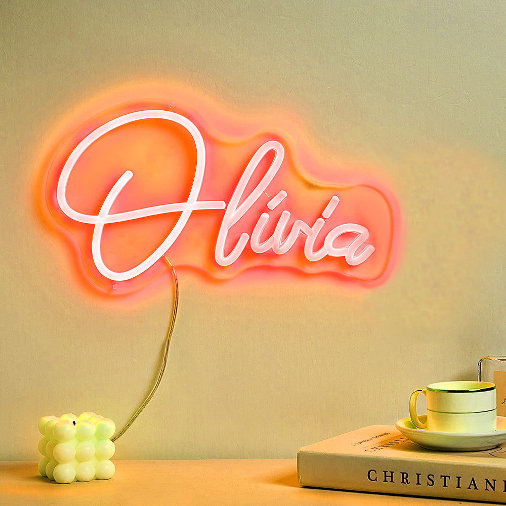 Custom Neon Lamp – Personalized Name Neon Sign for Home Décor