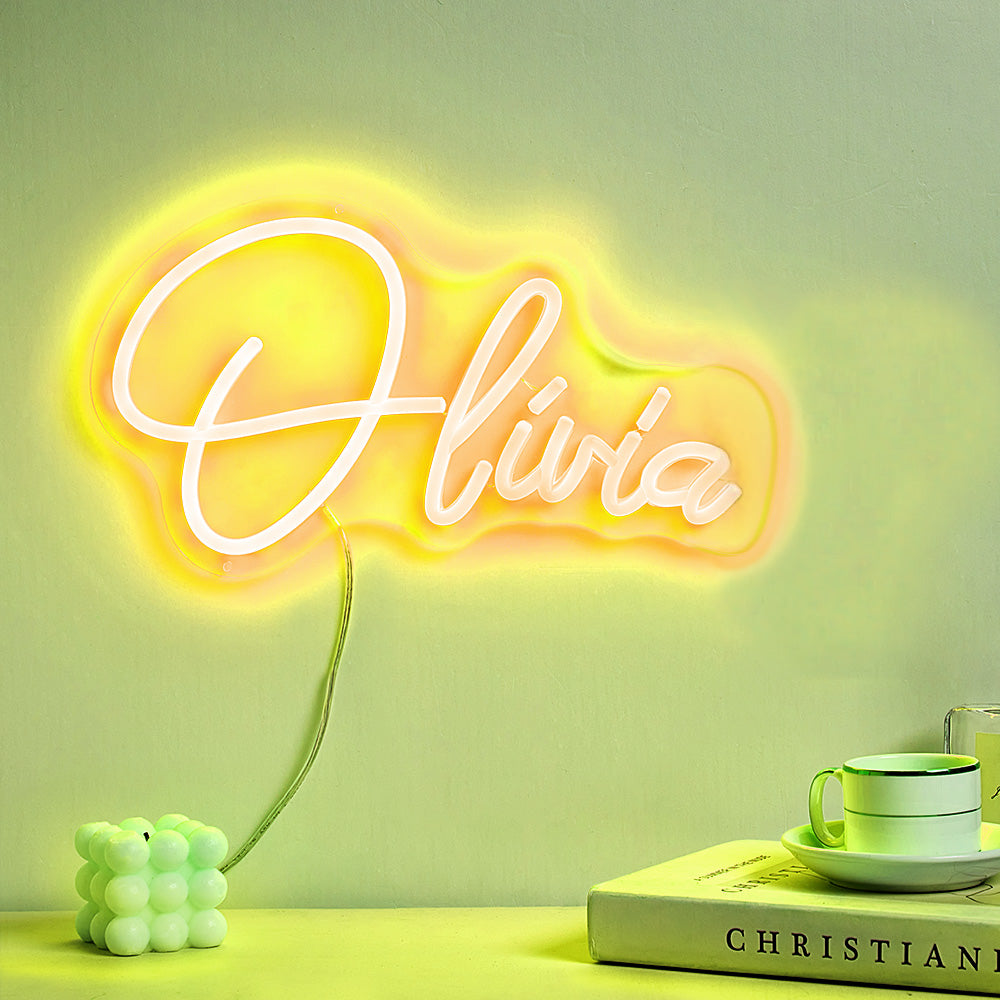 Custom Neon Lamp – Personalized Name Neon Sign for Home Décor