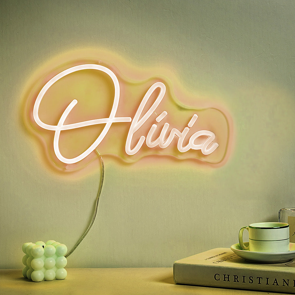 Custom Neon Lamp – Personalized Name Neon Sign for Home Décor