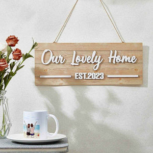 Custom Name Wood Sign – Personalized Wall Decor Plaque - Customise Now