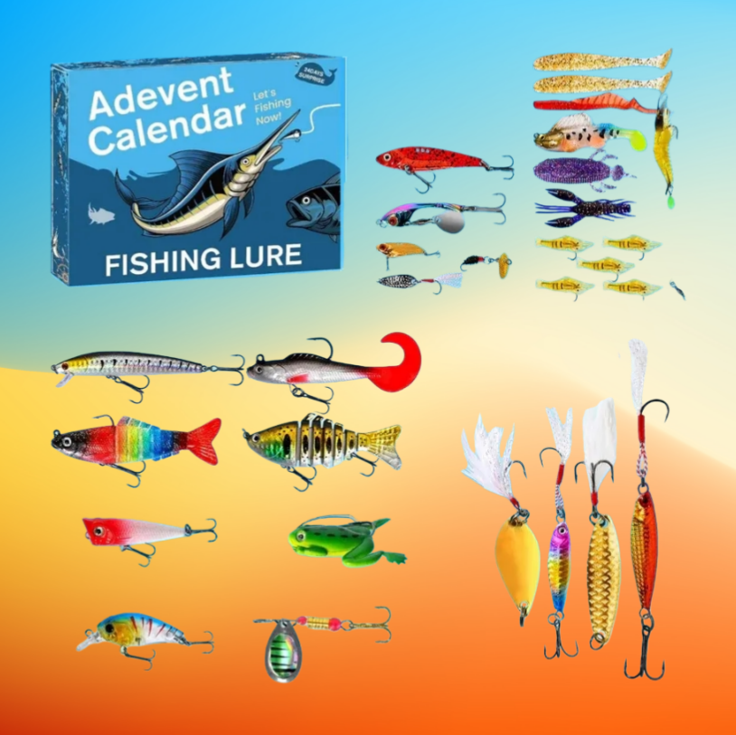 Fishing Lure Advent Calendar – “Let’s Go Fishing!” Edition