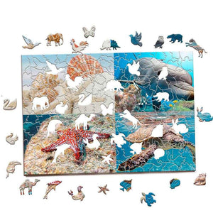 Personalized Wooden Jigsaw Puzzle – Custom Animal Shape Puzzle Gift - Customise Now
