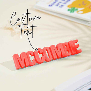 3D Printed Fridge Magnet with Custom Text – Personalized Kitchen Decor - Customise Now