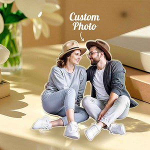 Personalized Photo Acrylic Button Charm – Custom Bogg Bag Accessory & Travel Gift for Her - Customise Now