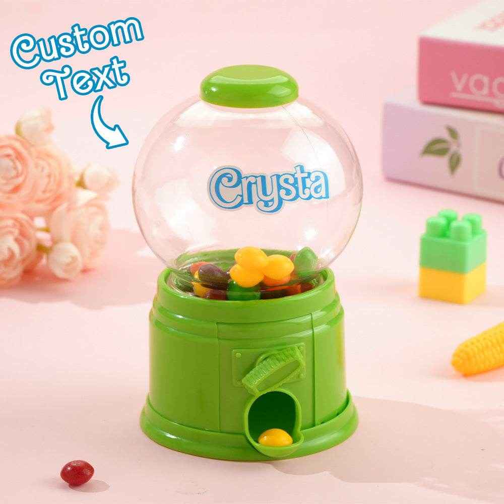 Personalized Mini Gashapon Candy Dispenser – Custom Name Birthday Gift for Kids - Customise Now