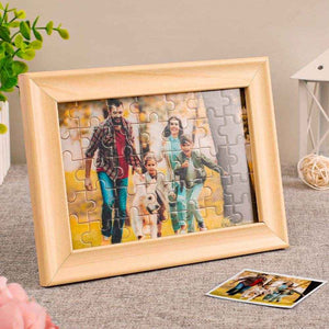 Custom Jigsaw Photo Frame – Unique Personalized Puzzle Display - Customise Now