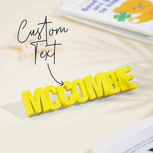 3D Printed Fridge Magnet with Custom Text – Personalized Kitchen Decor - Customise Now