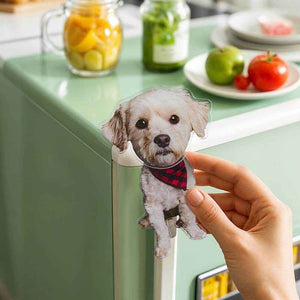Personalized Refrigerator Magnet – Custom Pet Photo with Bobble Head - Customise Now