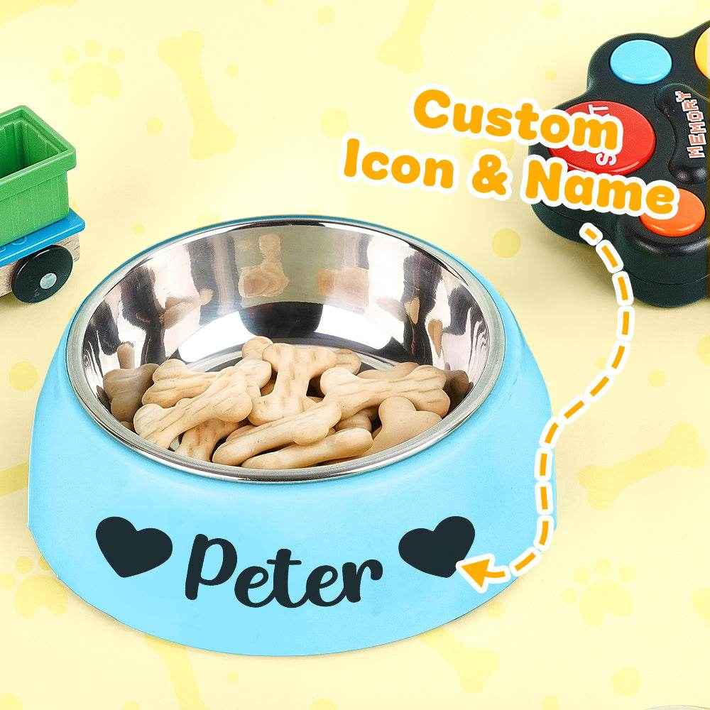 Personalized Pet Water Bowl – Custom Stainless Steel Feeding Dish for Pets - Customise Now
