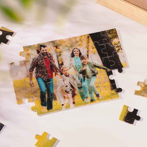 Custom Jigsaw Photo Frame – Unique Personalized Puzzle Display - Customise Now