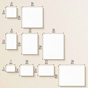 Personalized Home Map Canvas – Custom House Design Wall Decor - Customise Now