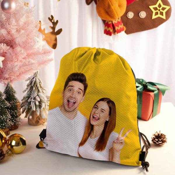 Custom Photo Drawstring Bag – Personalized Sports Pack with Your Image - Customise Now