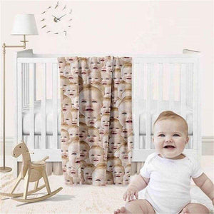 Custom Face Collage Blanket – Soft & Cozy Personalized Photo Throw - Customise Now