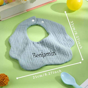 Personalized Baby Bib with Embroidered Name – Custom Gift for Babies - Customise Now