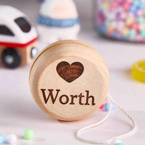 Personalized Wooden Yoyo – Engraved Name Educational Toy - Customise Now