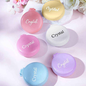 Personalized Cushion Mirror Comb – Custom Foldable Mirror with Name - Customise Now
