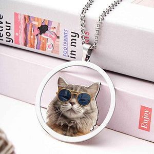 Personalized Pet Photo Necklace – Custom Jewelry Gift for Pet Lover - Customise Now