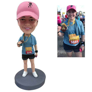 Customizable Bobblehead Figure – Engraved Text & Full Body Customization - Customise Now