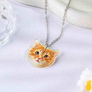 Personalized Pet Portrait Necklace – Custom Jewelry Gift for Pet Lovers - Customise Now