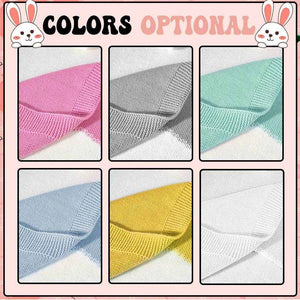 Personalized Knitted Bunny Blanket – Custom Name Baby Blanket - Customise Now