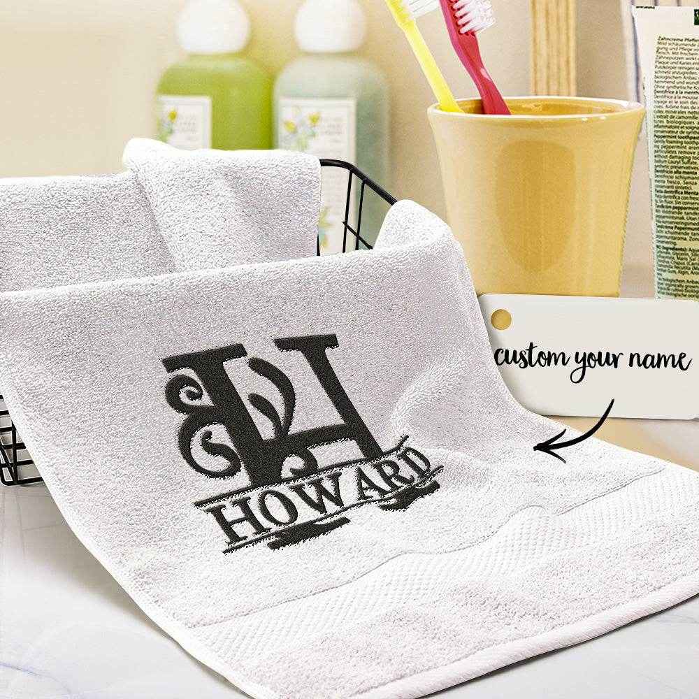 Custom Embroidered Towels – Personalized Monogrammed & Name Towel - Customise Now