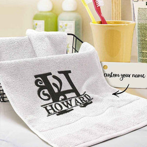 Custom Embroidered Towels – Personalized Monogrammed & Name Towel - Customise Now