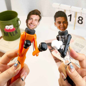 Personalized Boxing Pen with Face – Creative & Interactive Stress Relief Pen - Customise Now